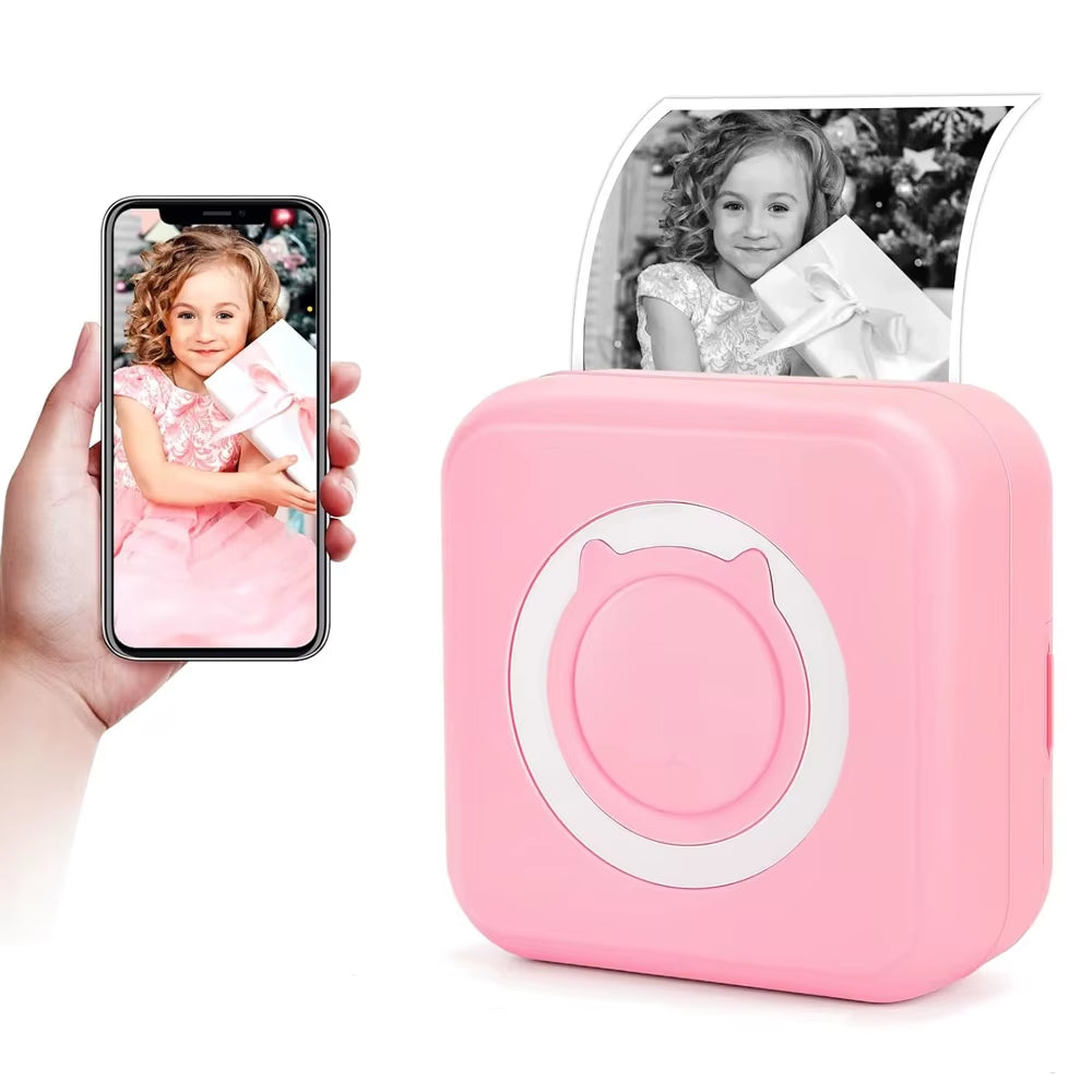 Portable Wireless Mini Thermal Printer for iOS and Android Devices
